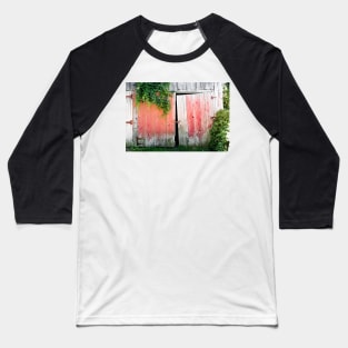 Weathered Barn Doors 1 Baseball T-Shirt